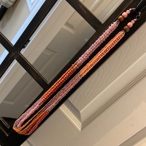 9 strand 32 in beaded necklace